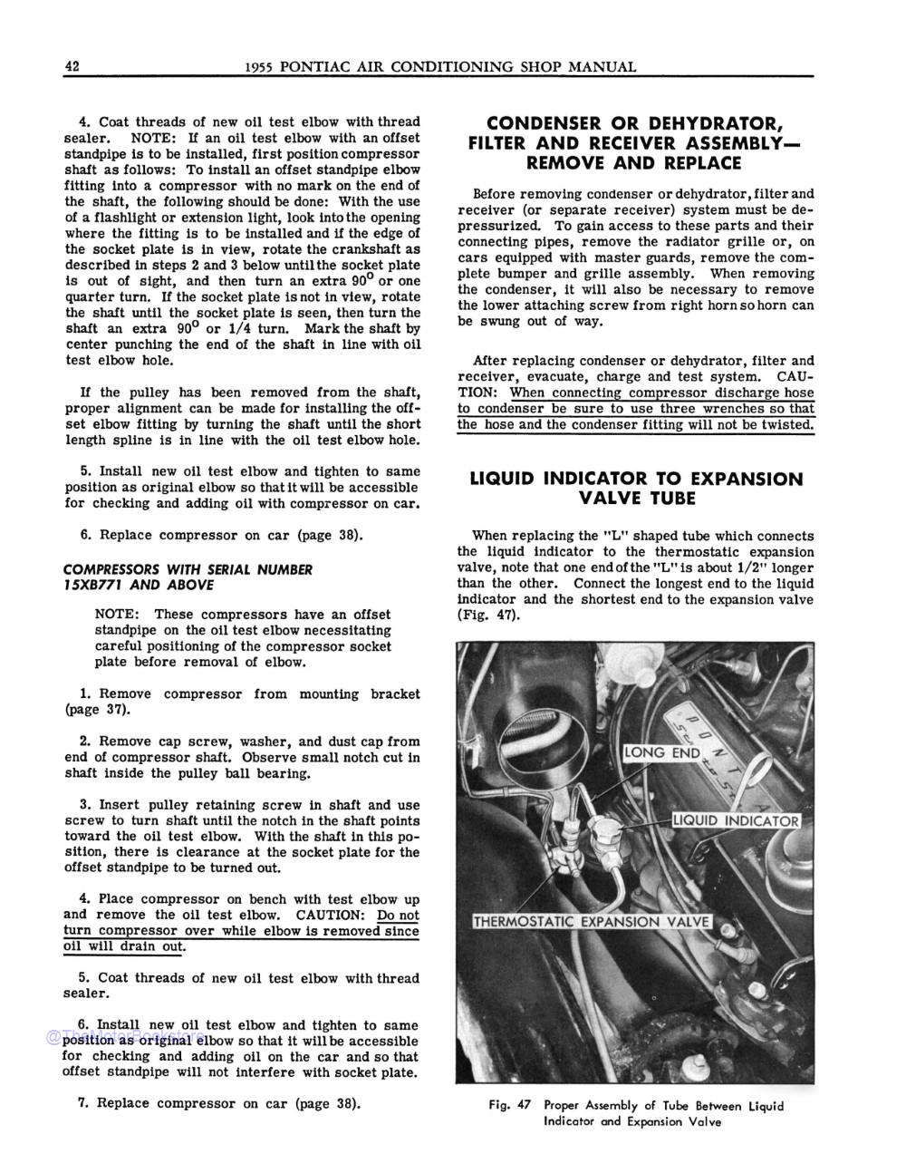 1955 Pontiac Air Conditioning Shop Manual - Sample Page 1