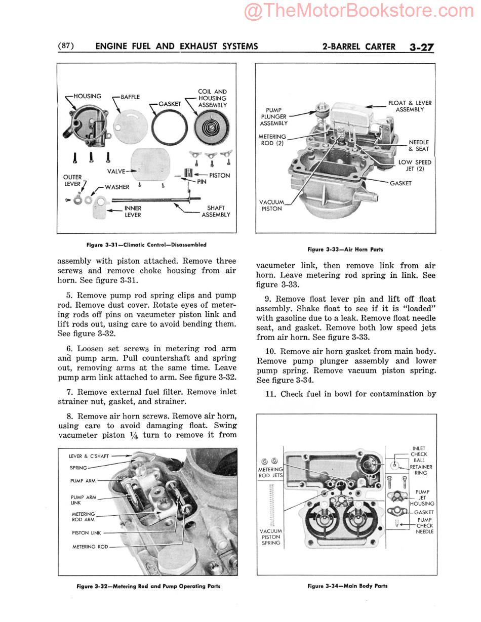 1956 Buick  Shop Manual  Sample Page - Engine Fuel and Exhaust Systems