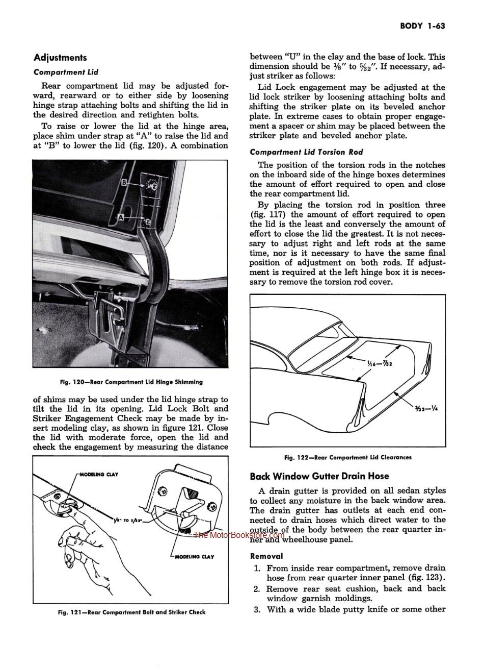 1957 Chevrolet Shop Manual Sample Page - Body