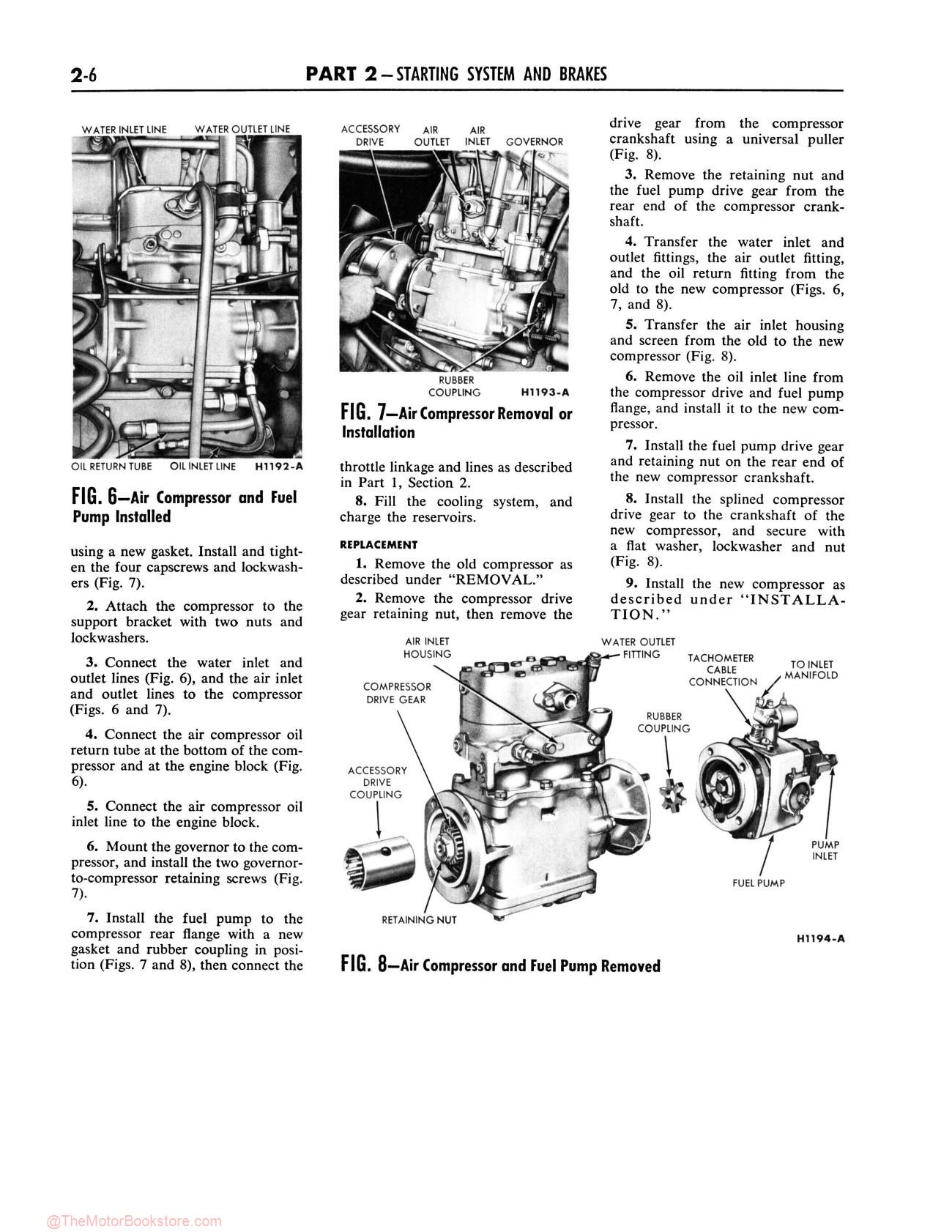 1961 Ford Diesel Truck Shop Manual Supplement - Sample Page 1