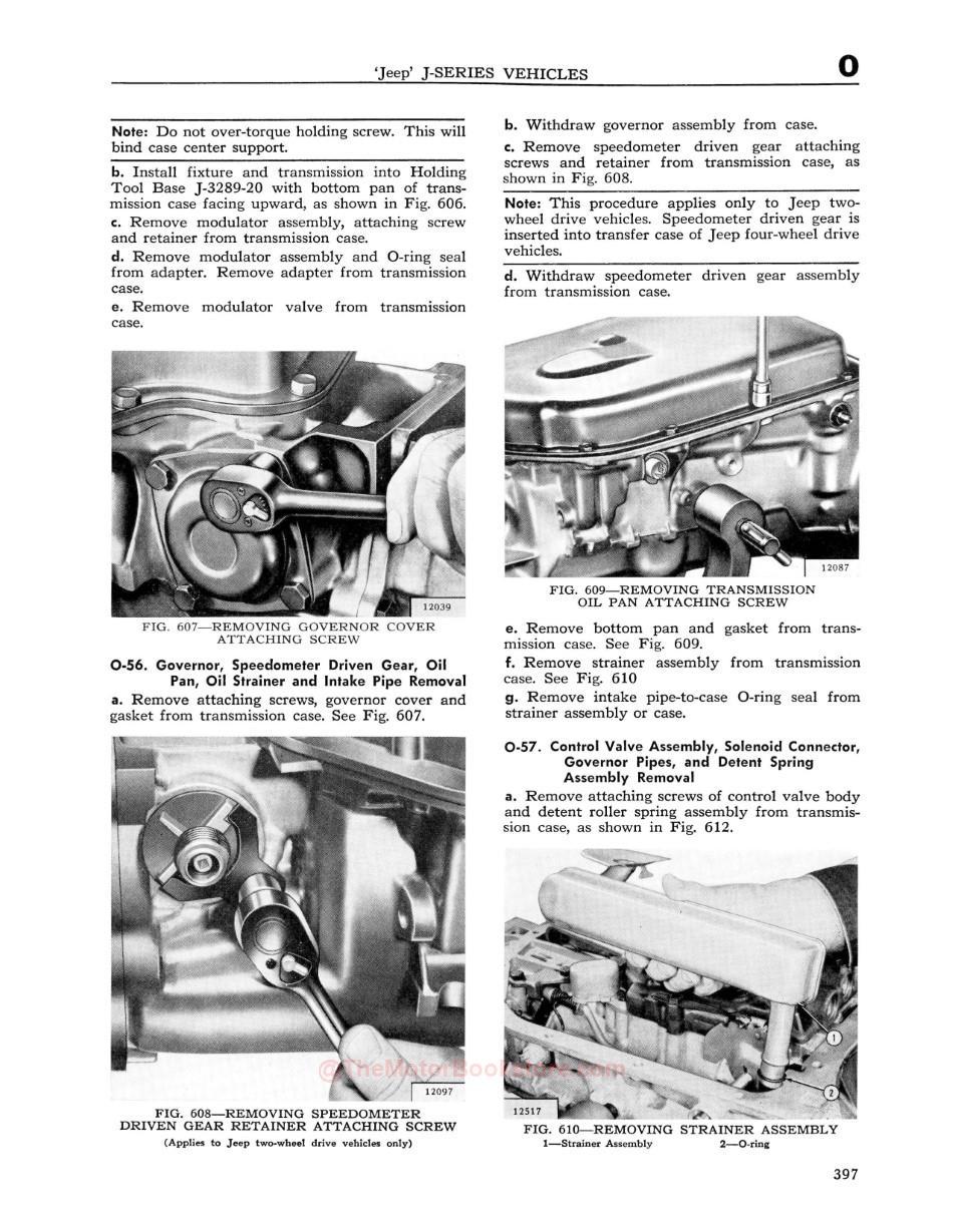1962-1968 Jeep J-Series Gladiator Wagoneer Shop ManualSample Page - Transmission