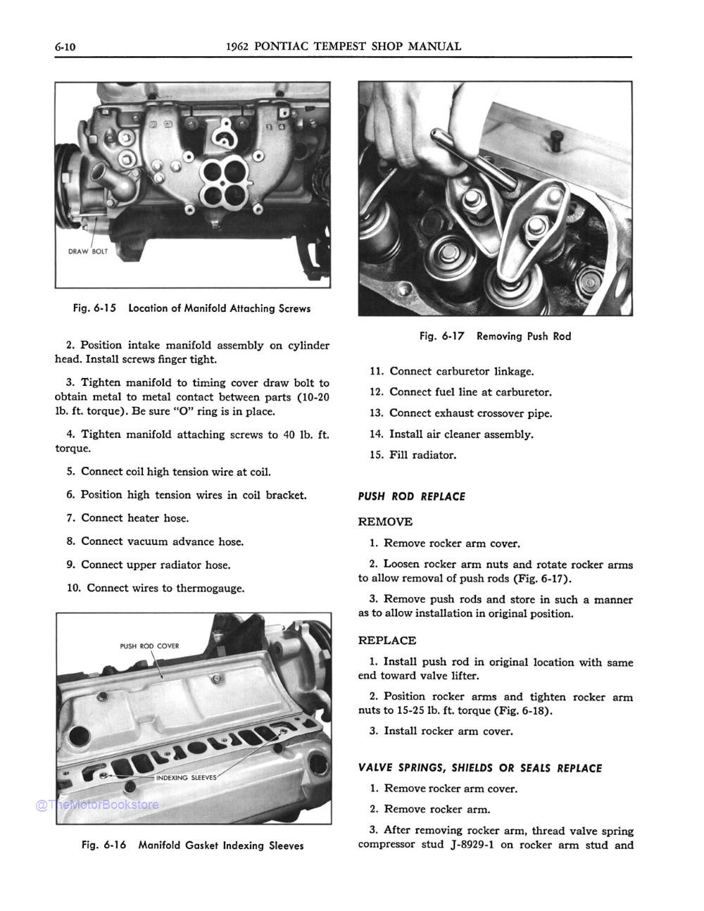 1962 Pontiac Tempest Shop Manual - Sample Page 1