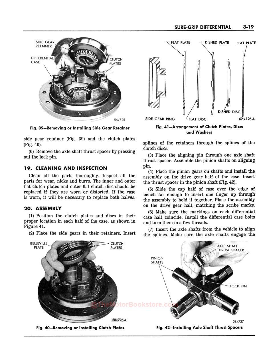 1964 Chrysler and Imperial Service ManualSample Page - Differential