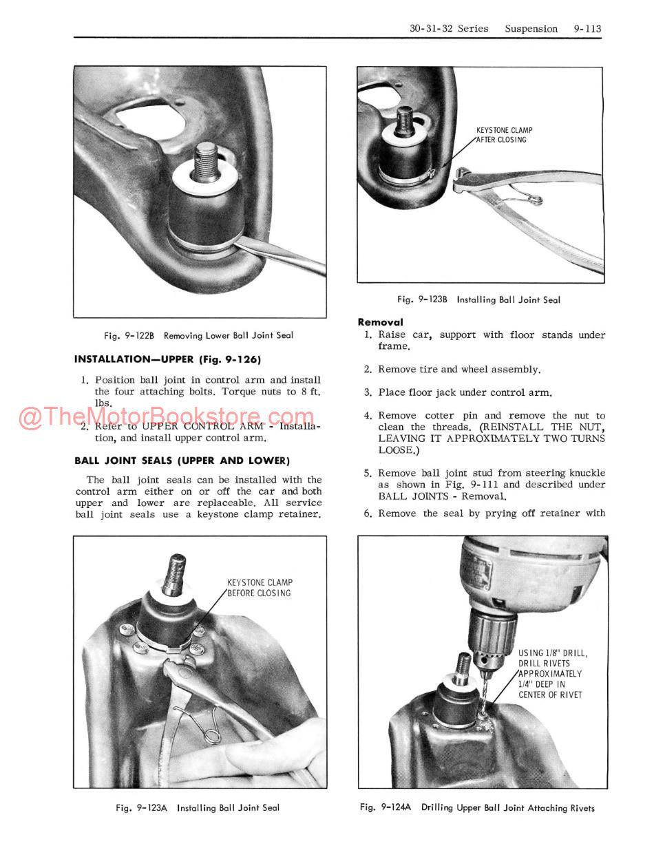 1964 Oldsmobile Service Manual (5 Volume Set) Sample Page - Suspension