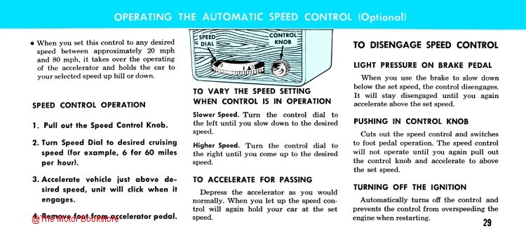 1966 Ford Car Owner's Manual - Sample Page