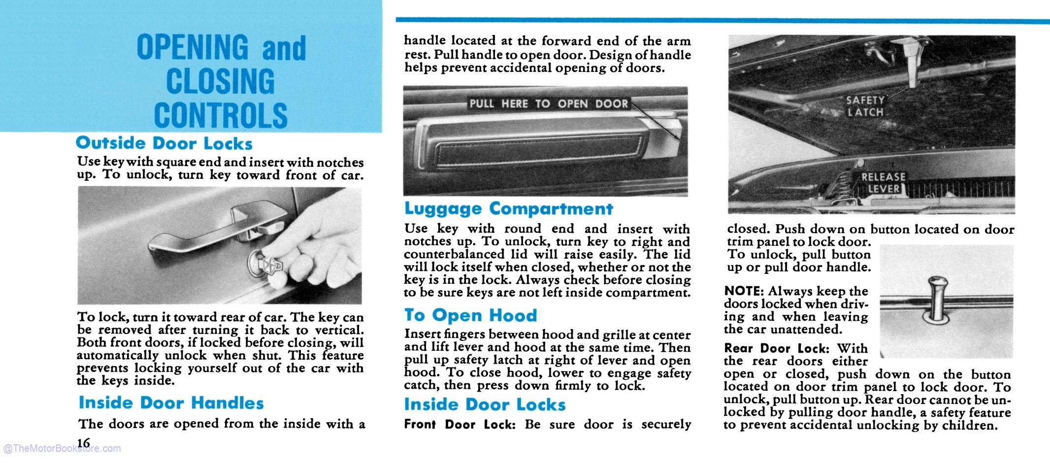 1966 Plymouth Fury & Sport Owner's Manual - COLOR - Sample Page