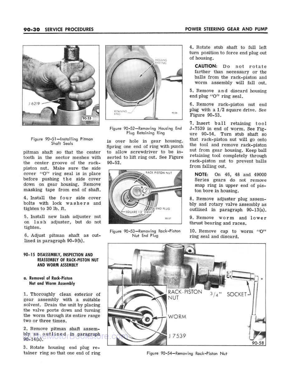 1967 Buick Chassis Service Manual (All Series)  Sample Page 2 - Power Steering Gear & Pump Section