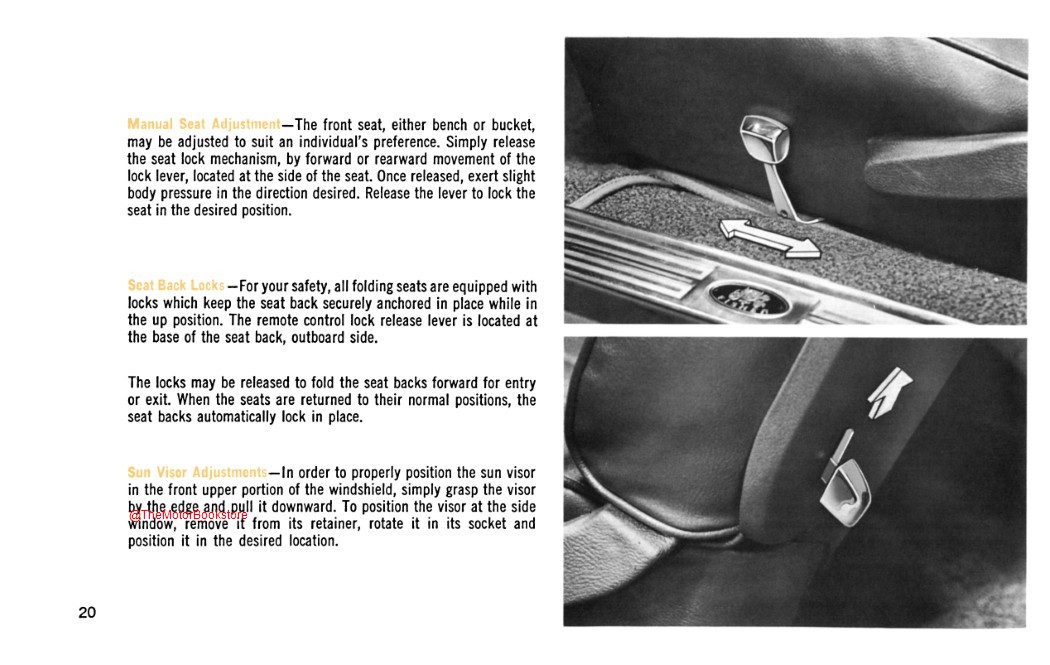 1967 Pontiac Firebird Owners Manual - Sample Page 1