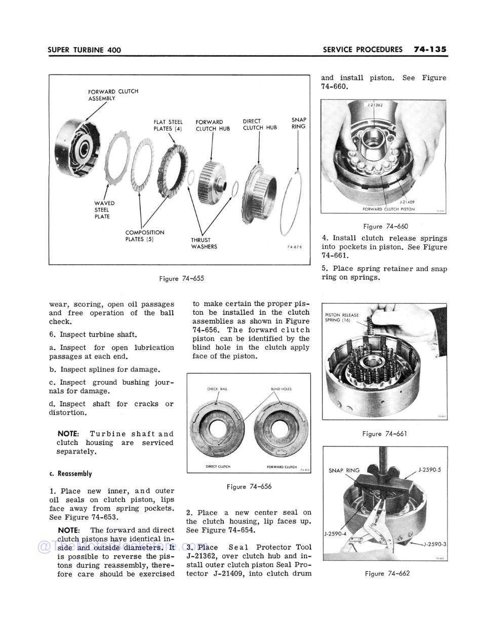 1968 Buick Chassis Service Manual (All Series)  Sample Page 2 - Super Turbine 400 Service Procedures