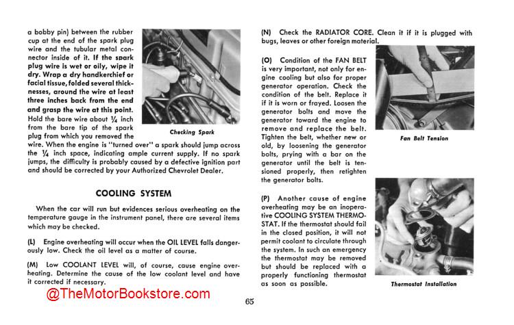 1968 Camaro, Chevelle, Chevy II Owner's Manual - Sample Page