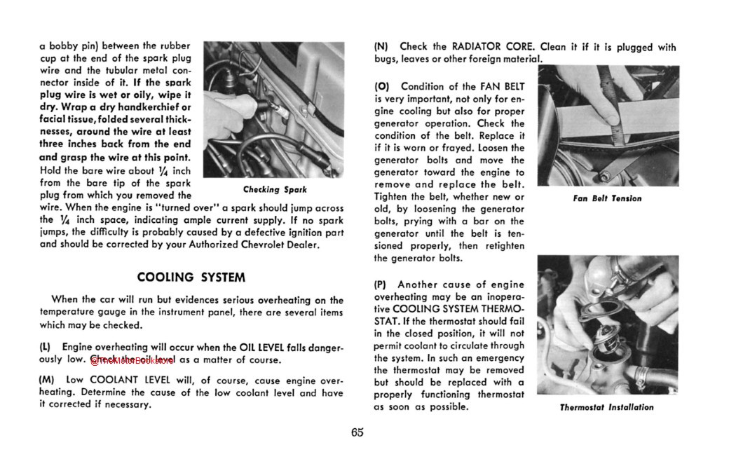 1968 Camaro, Chevelle, Chevy II Owner's Manual - Sample Page