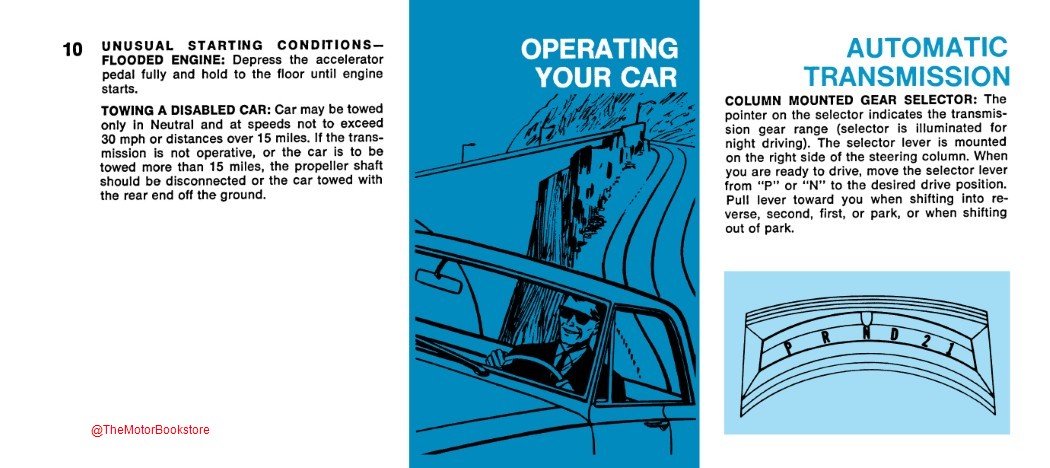 1968 Plymouth Barracuda Owner's Manual - COLOR - Sample Page
