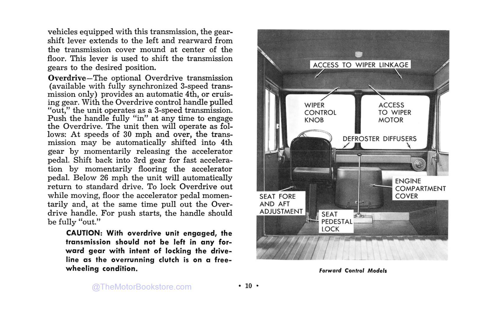1969 Chevrolet Series 10-30 Truck Owner's Manual  - Table of Contents - Sample Page