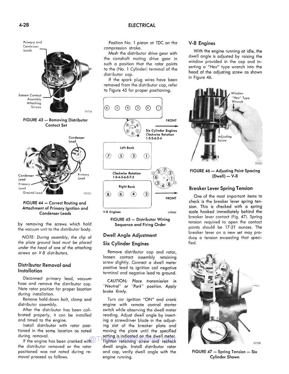 1971 AMC Shop Manual Sample Page - Electrical