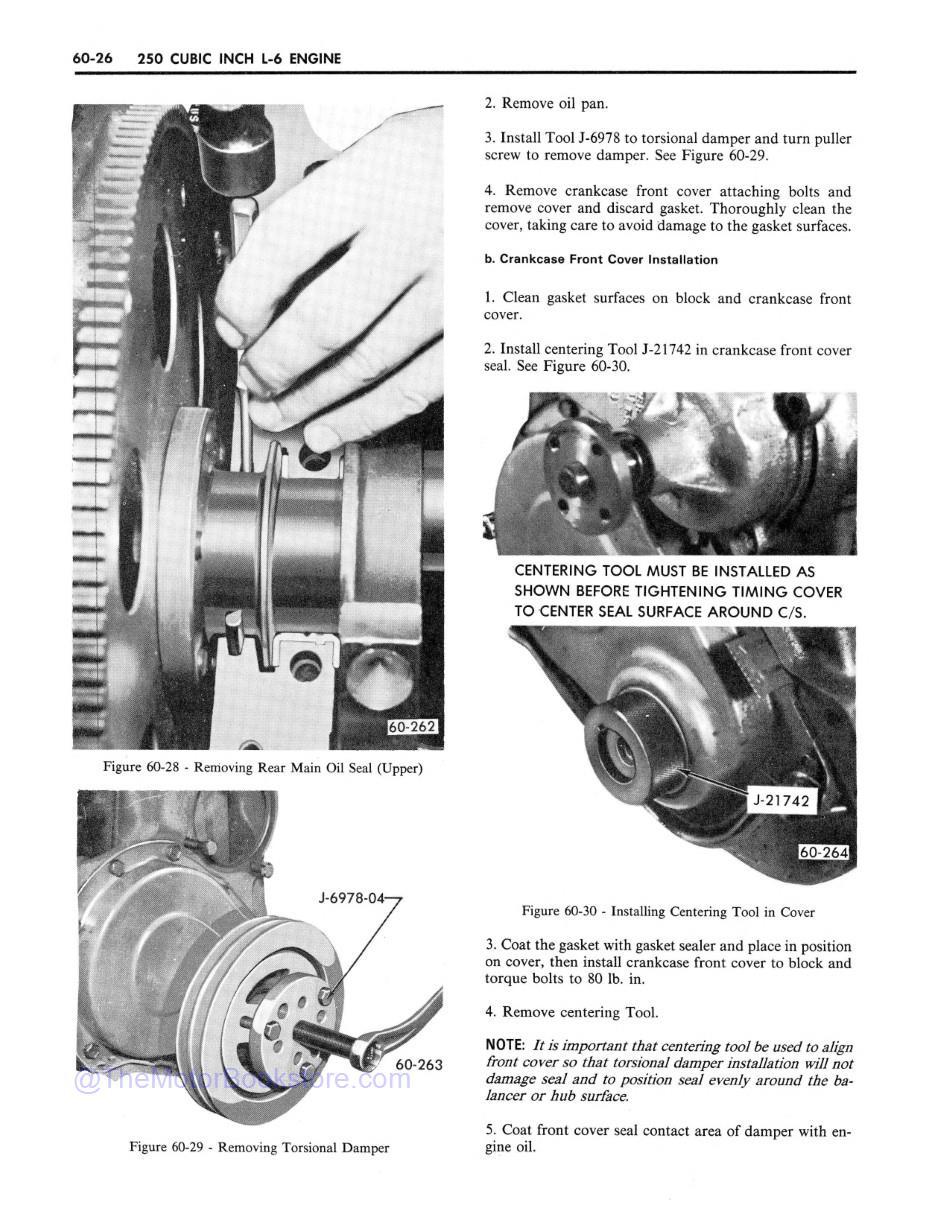 1971 Buick Chassis Service Manual (All Series) Sample Page 1 - Engine Section