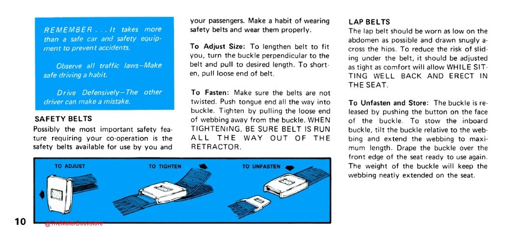 1971 Plymouth Barracuda Owner's Manual - COLOR - Sample Page