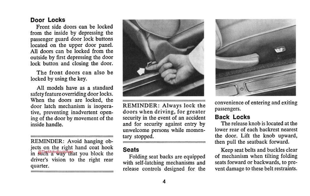1971 Camaro Owner's Manual - Sample Page