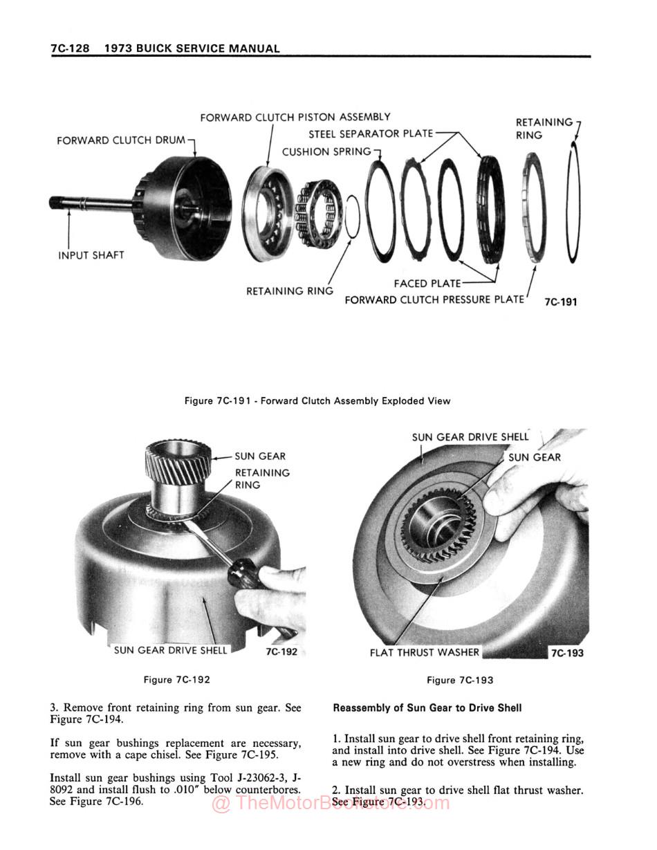 1973 Buick Chassis Service Manual - Sample Page - Transmission