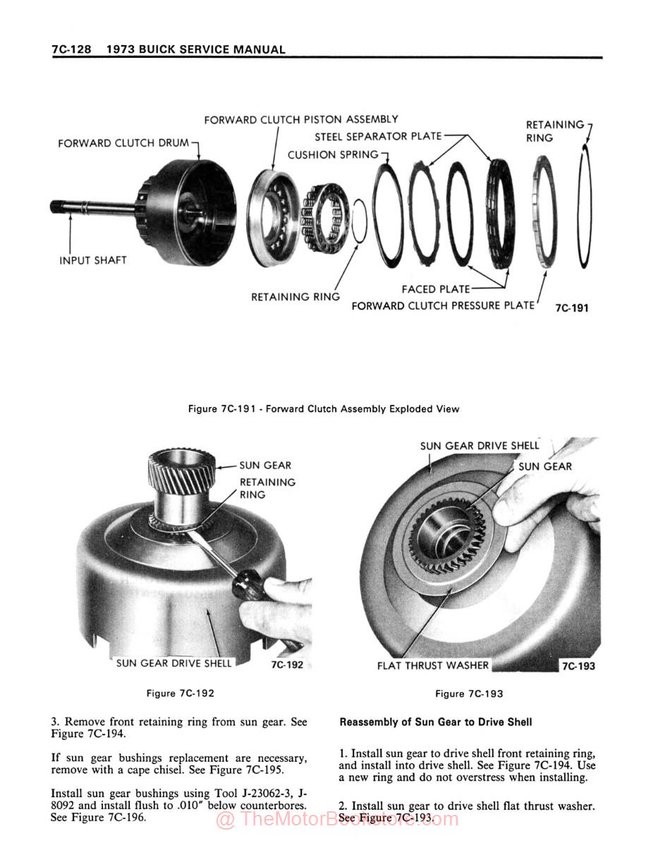1973 Buick Chassis Service Manual - Sample Page - Transmission 1973 Buick Chassis Service Manual - Sample Page - Transmission