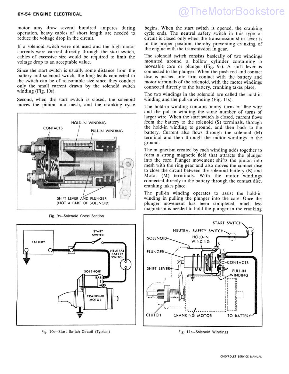 1973 Chevrolet Service Manual: Chevelle, Camaro, Monte Carlo, Nova, Corvette Sample Page 2 - Engine Electrical