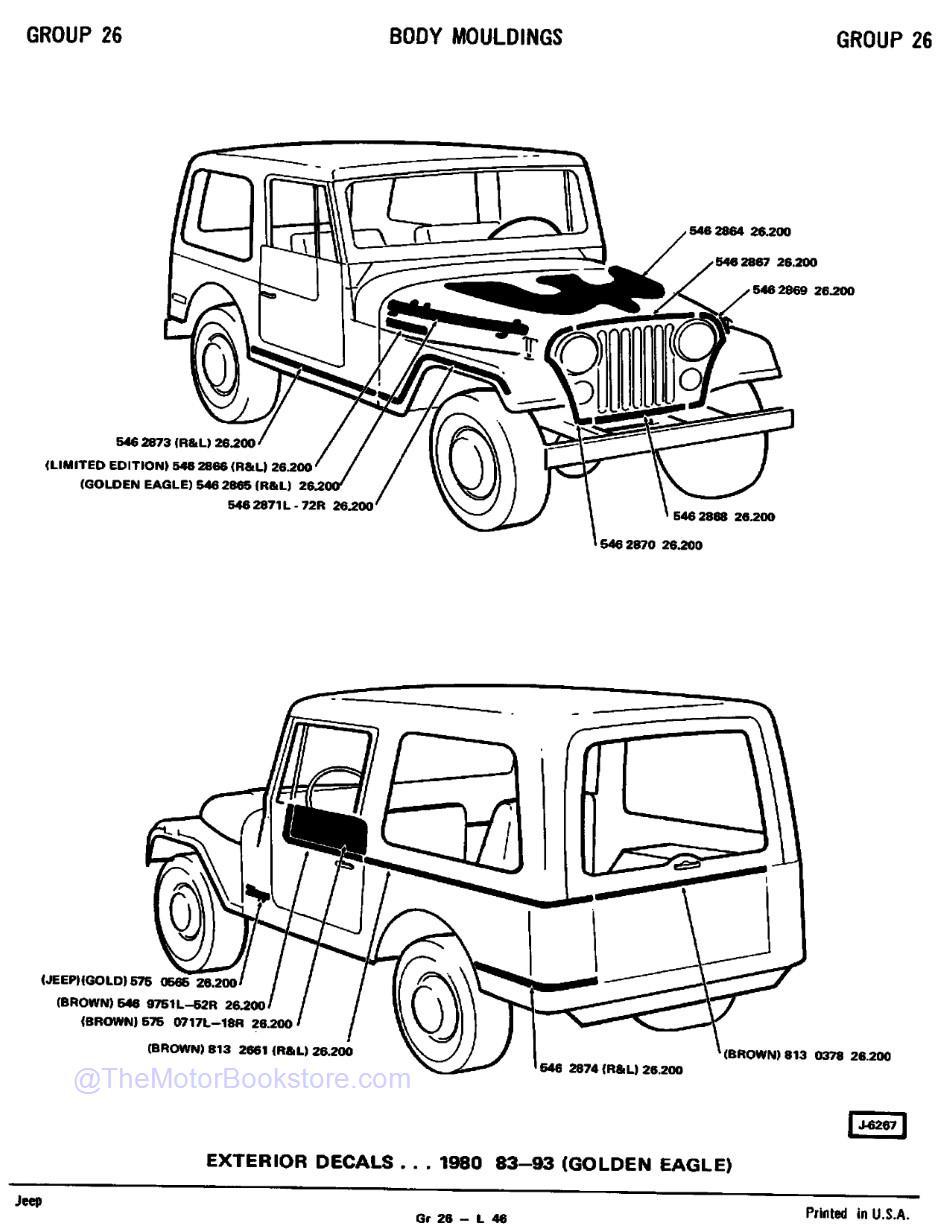 1974 - 1980 Jeep Parts Catalog F-74080 R2 | eBay