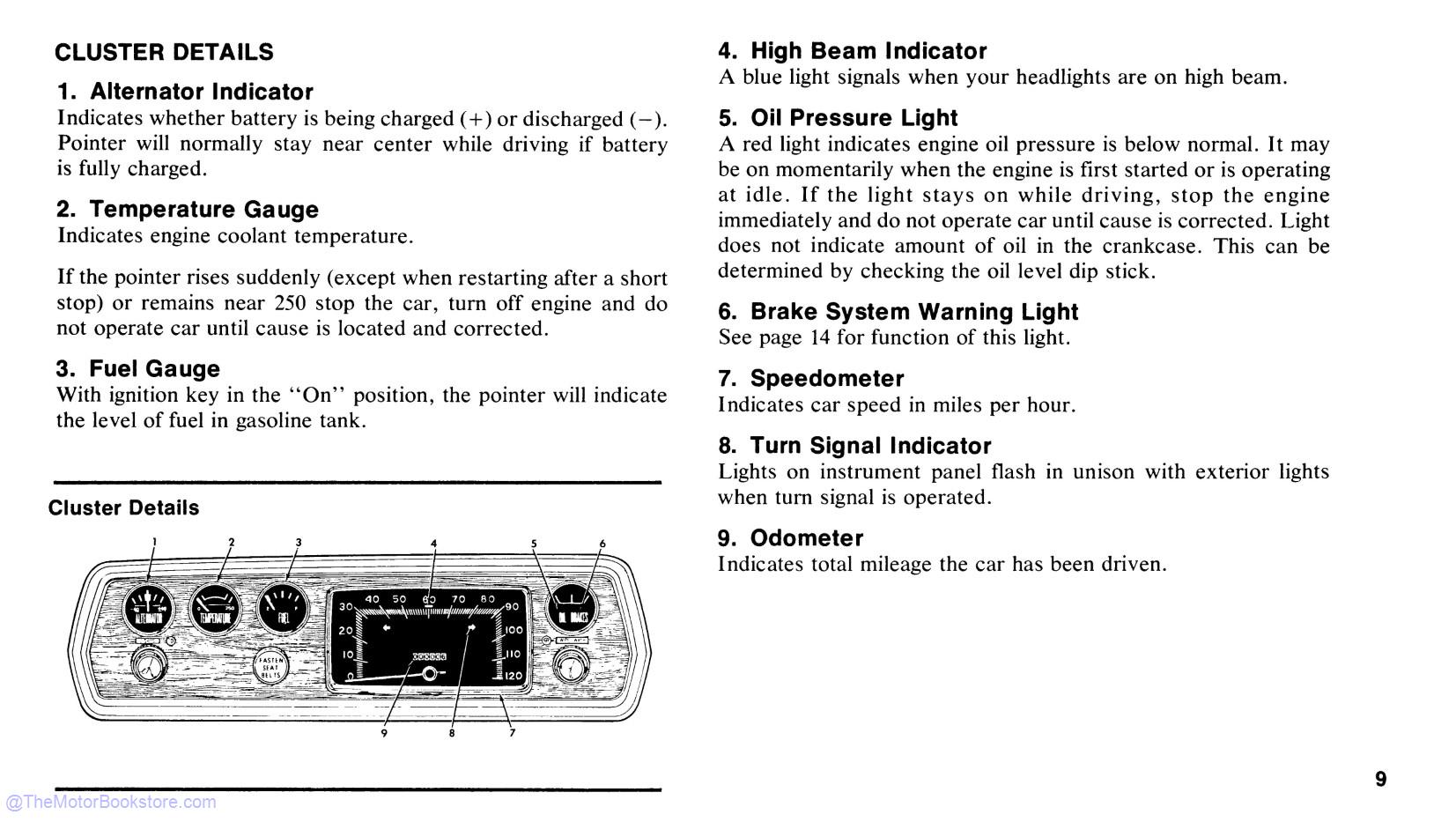 1974 Dodge Dart Owner's Manual - COLOR - Sample Page