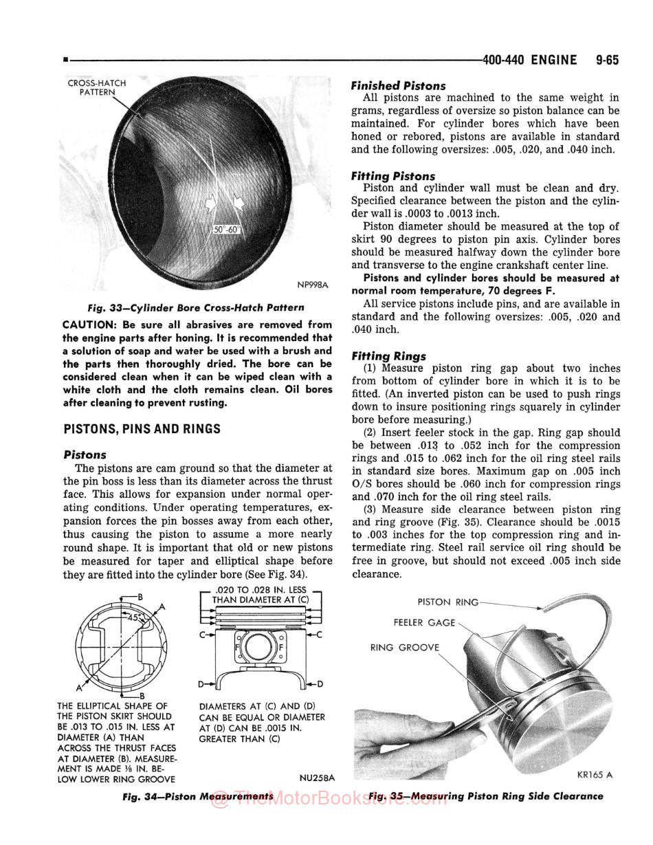 1974 Plymouth / Chrysler Chassis & Body Service Manual Set - Sample Page 1