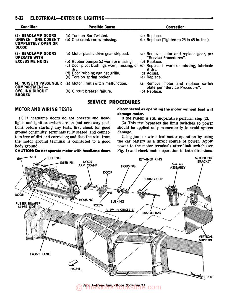 1974 Plymouth / Chrysler Chassis & Body Service Manual Set - Sample Page 2