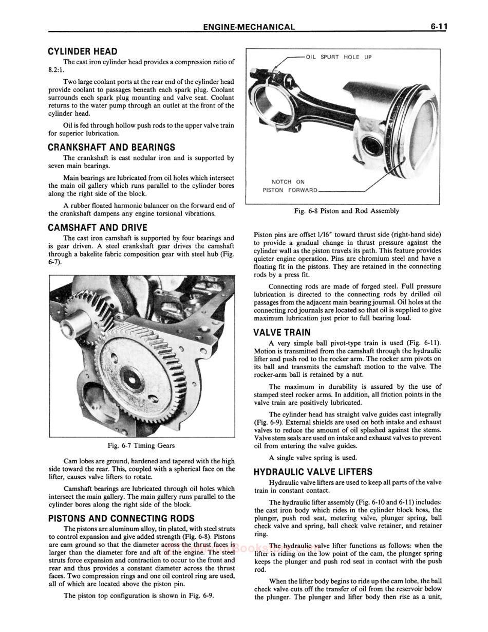 1975 Pontiac Shop ManualSample Page - Engine