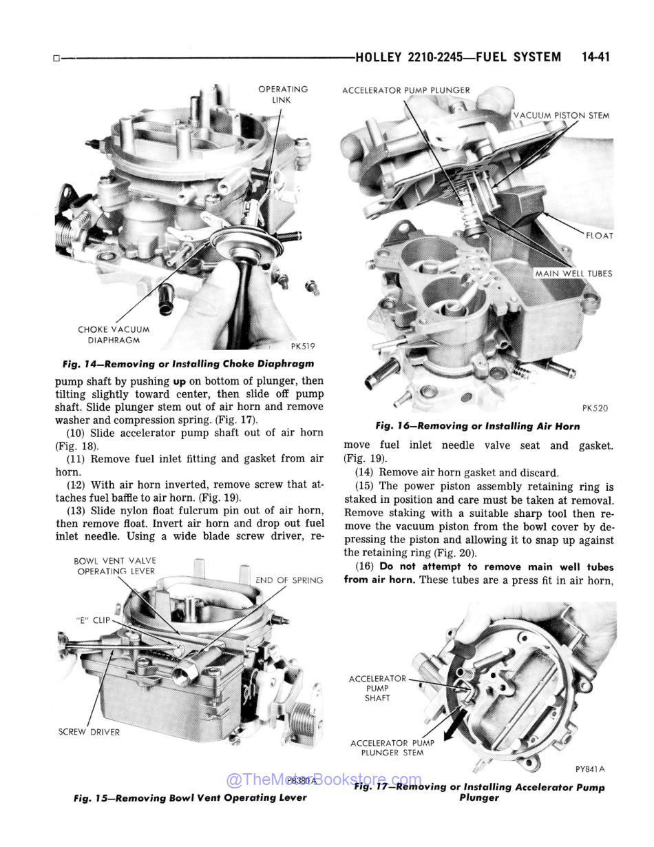 1976 Plymouth Voyager & Dodge Van Shop Manual - Sample Page 1 - Fuel System