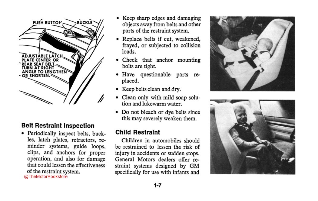 1975 Camaro Owner's Manual - Sample Page