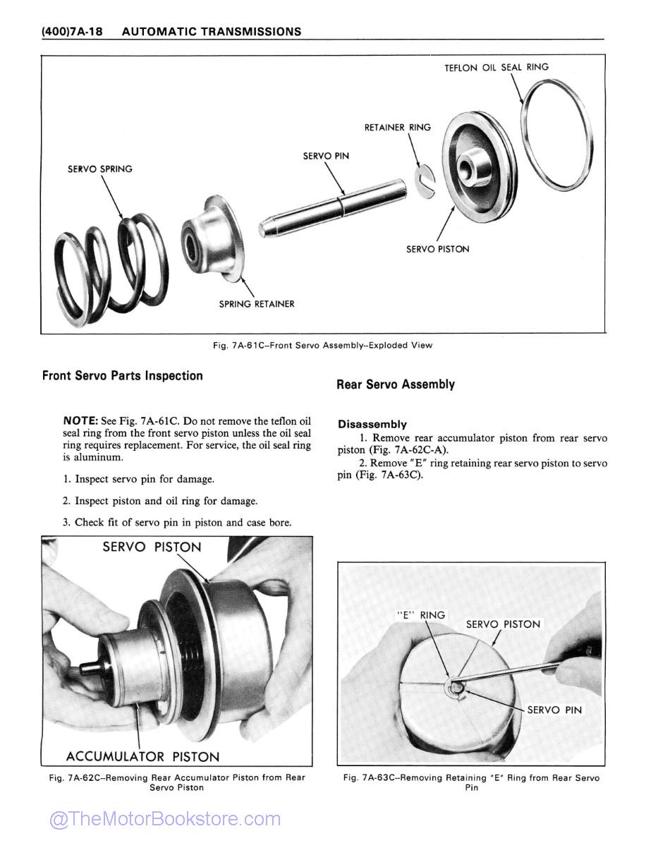 1978 Chevrolet Car Truck Unit Repair Manual Sample Page 1 - Automatic Transmissions