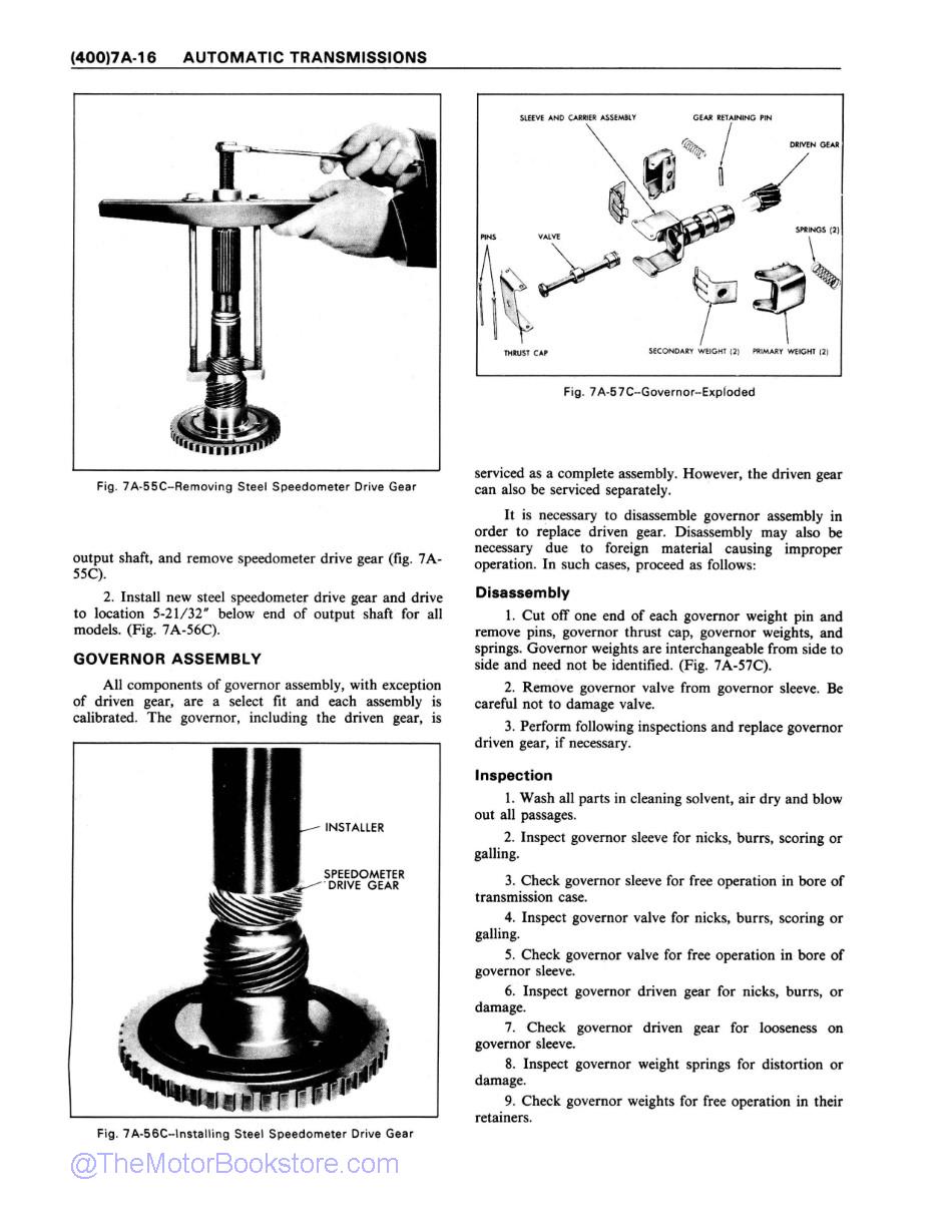 1979 Chevrolet Car Truck Unit Repair Manual Sample Page 1 - Automatic Transmissions