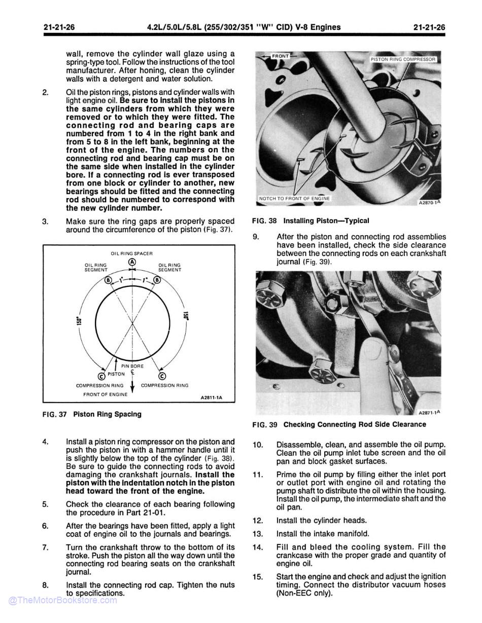 1980 Ford Mustang, Mercury & Lincoln Shop Manual - 4 Volumes - Sample Page 1