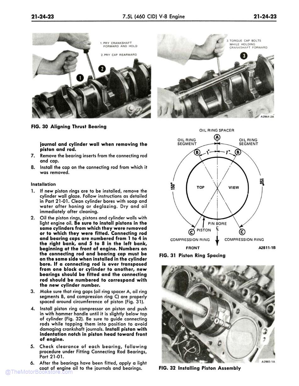 1980 Ford Truck Shop Manual - Body, Chassis, Engine & Electrical - Sample Page 1