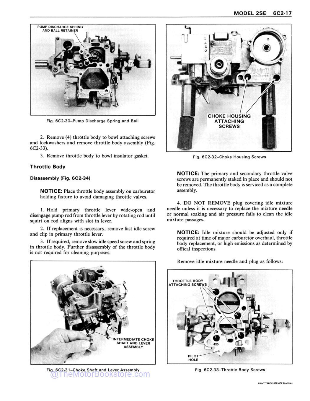 1980 GMC Light Duty Trucks Service Manual (C,K,G,P Series & Jimmy) - Sample Page