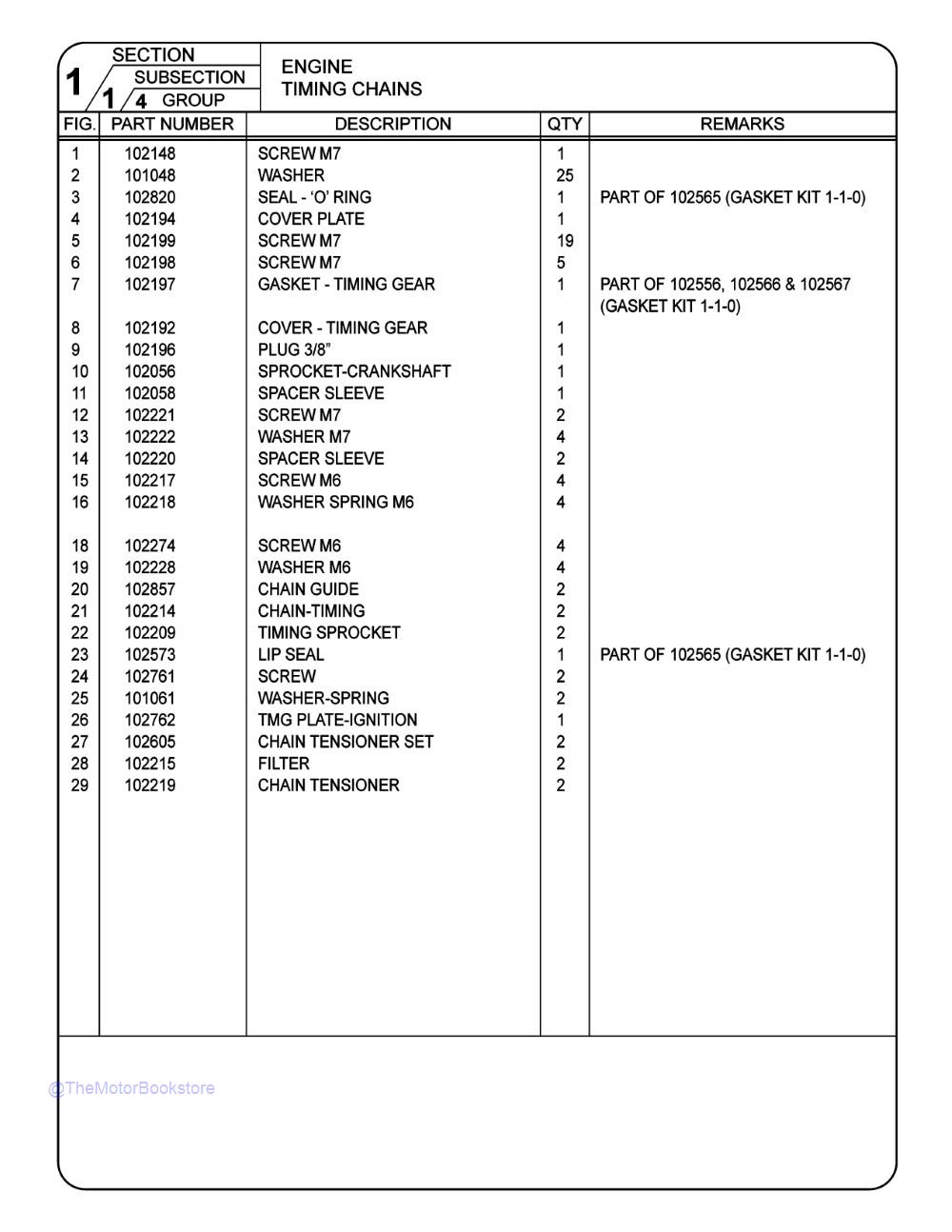 1981-1983 DeLorean Parts Identification Manual - Sample Page 1