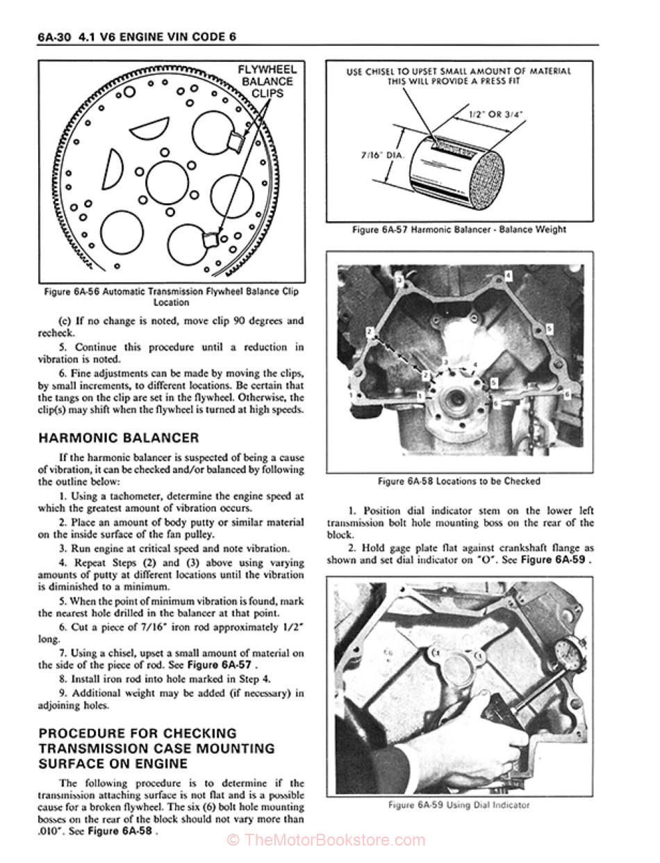 1981 Cadillac Shop Manual - OEM - Harmonic Balancer