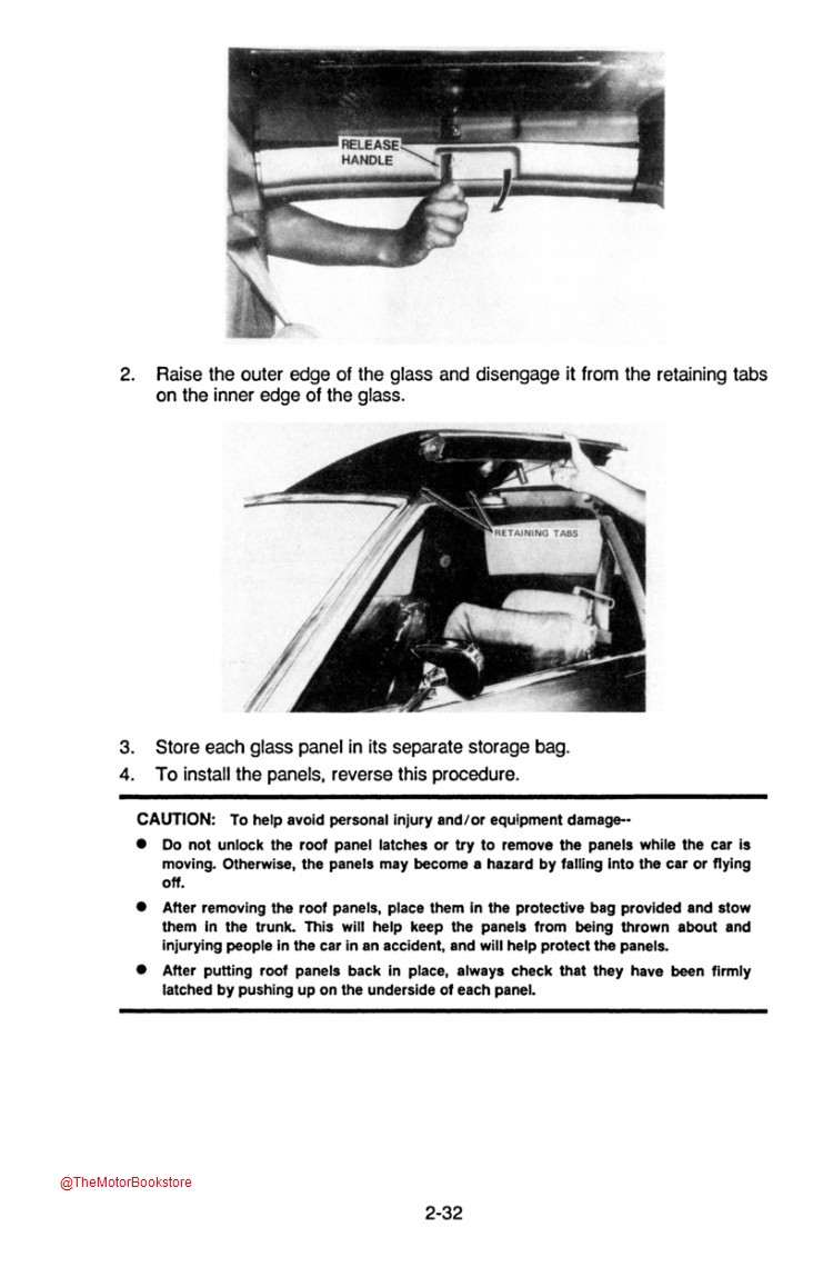 1981 Chevrolet Camaro Owner's Manual - Sample Page