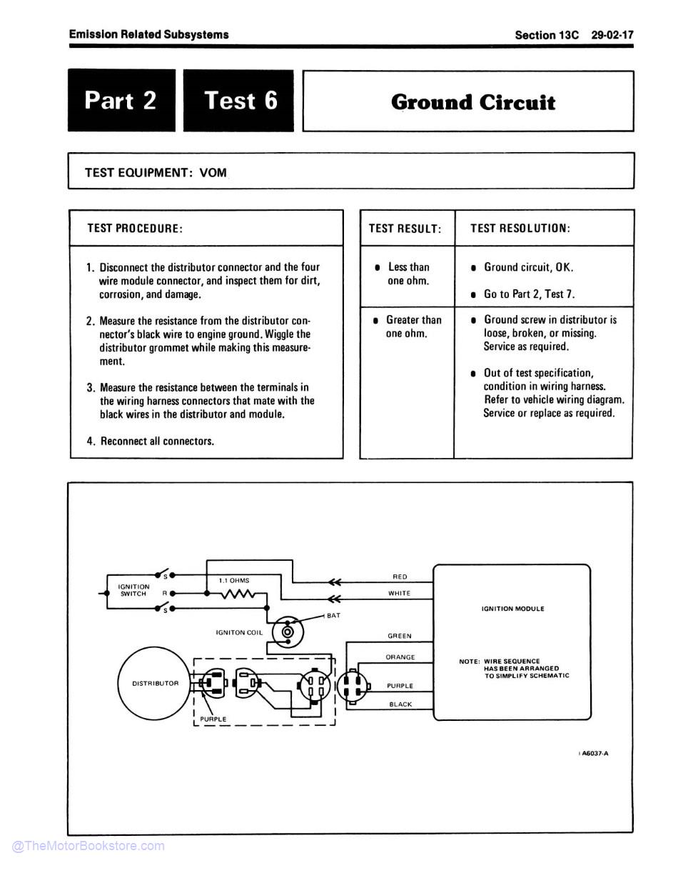 1981 Ford Lincoln Mercury Car Truck Emissions Diagnosis Manual - Sample Page 1