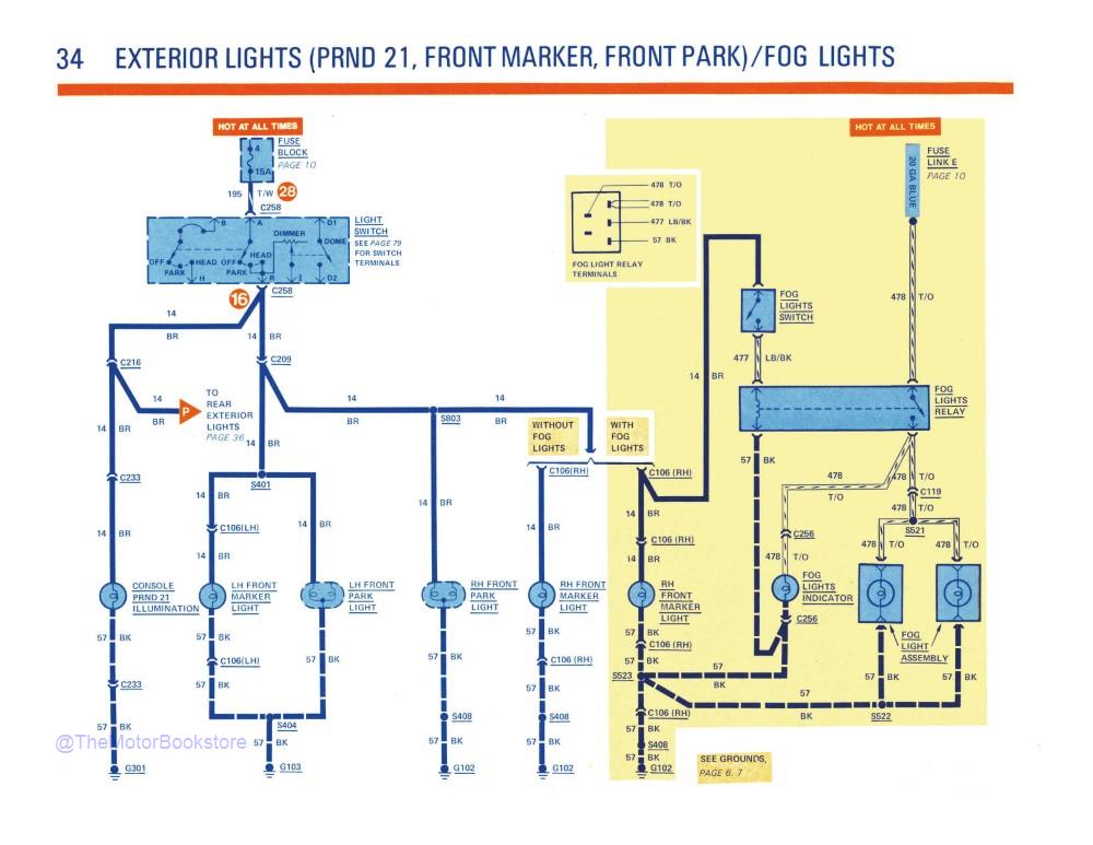 1981 Ford Mustang Capri Electrical Vacuum Troubleshooting Manual - Sample Page 1