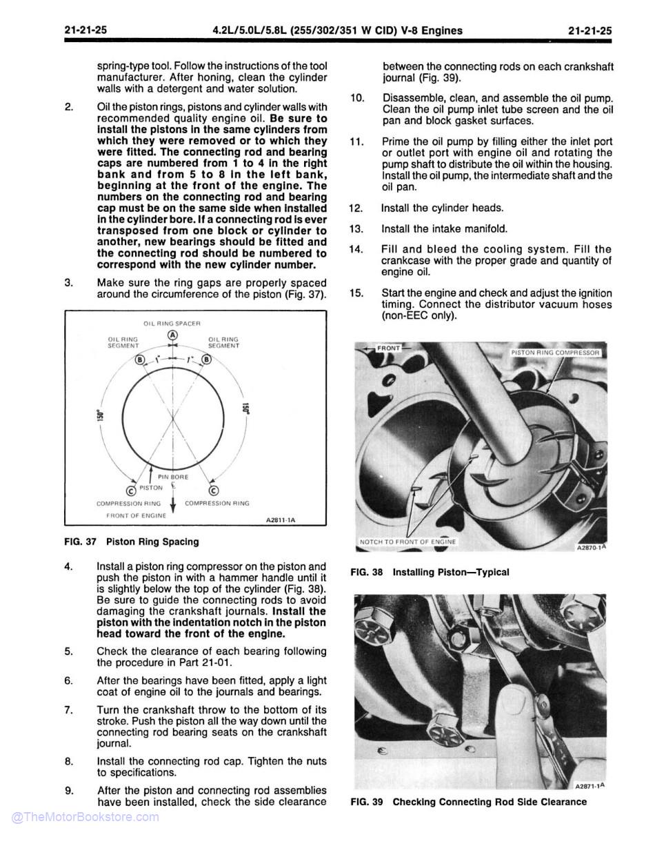 1981 Ford Mustang, Thunderbird, & Mercury Shop Manual - 3 Vols - Sample Page 1