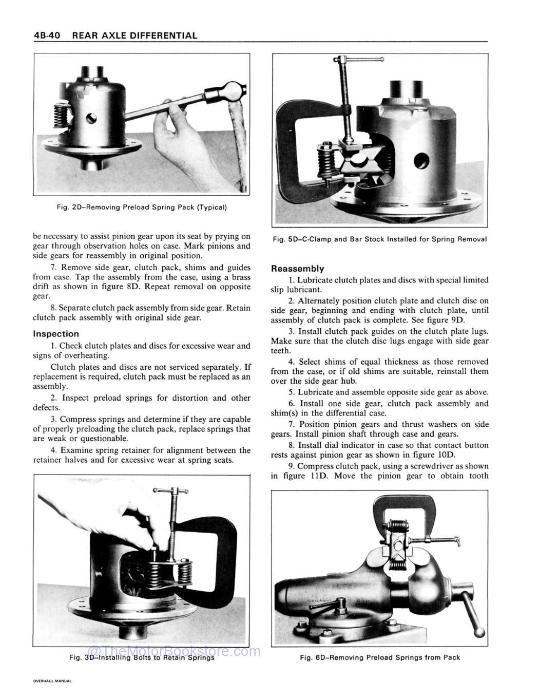 1981 GMC Light Duty Trucks Unit Repair Manual  - Table of Contents - Sample Page