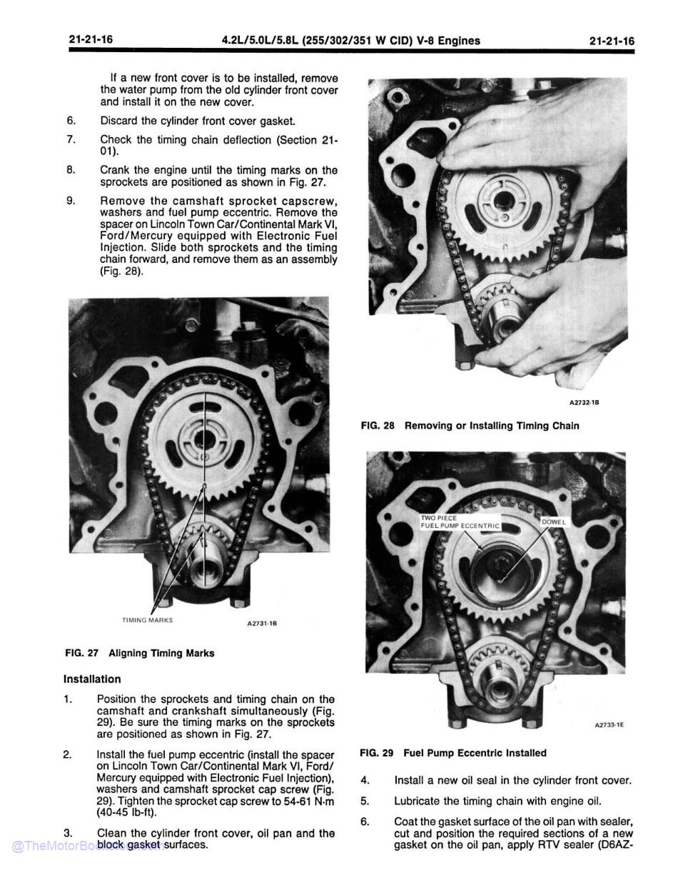 1982 Ford Mustang, Lincoln, Mercury Shop Manual - 3 Volumes - Sample Page 1