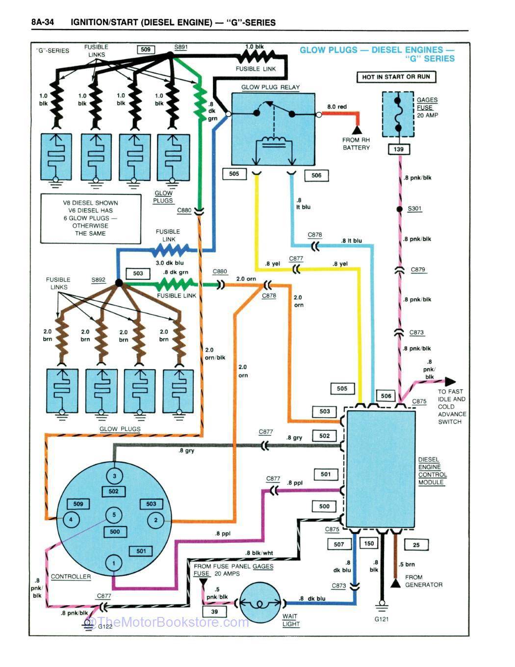 1982 GMC Caballero Electrical Troubleshooting Service Manual Supplement - COLOR - Sample Page