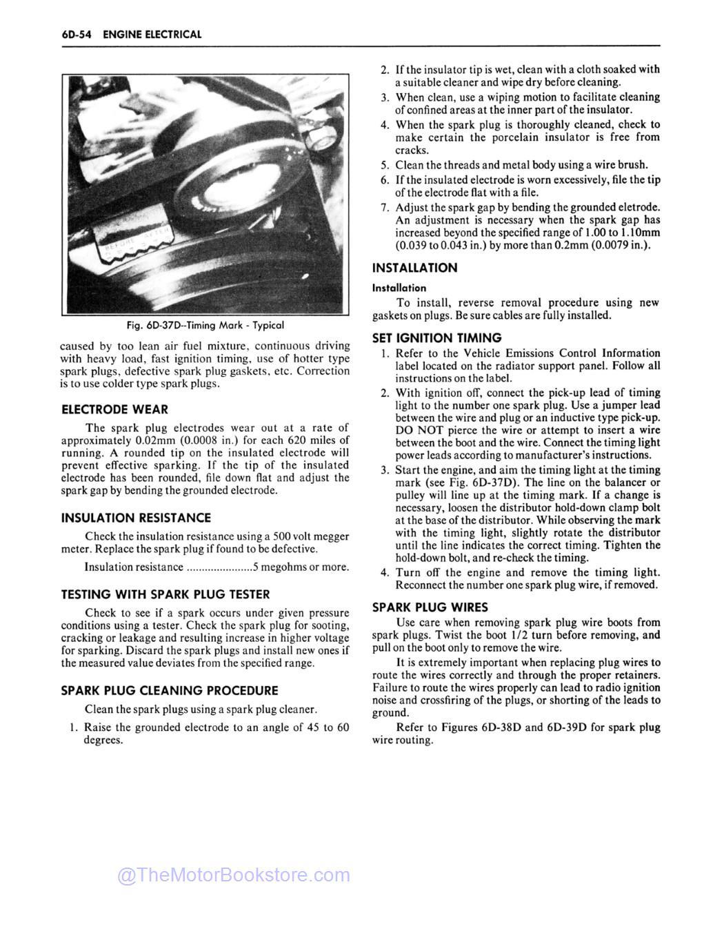 1982 GMC S-15 Truck Service Manual - Sample Page