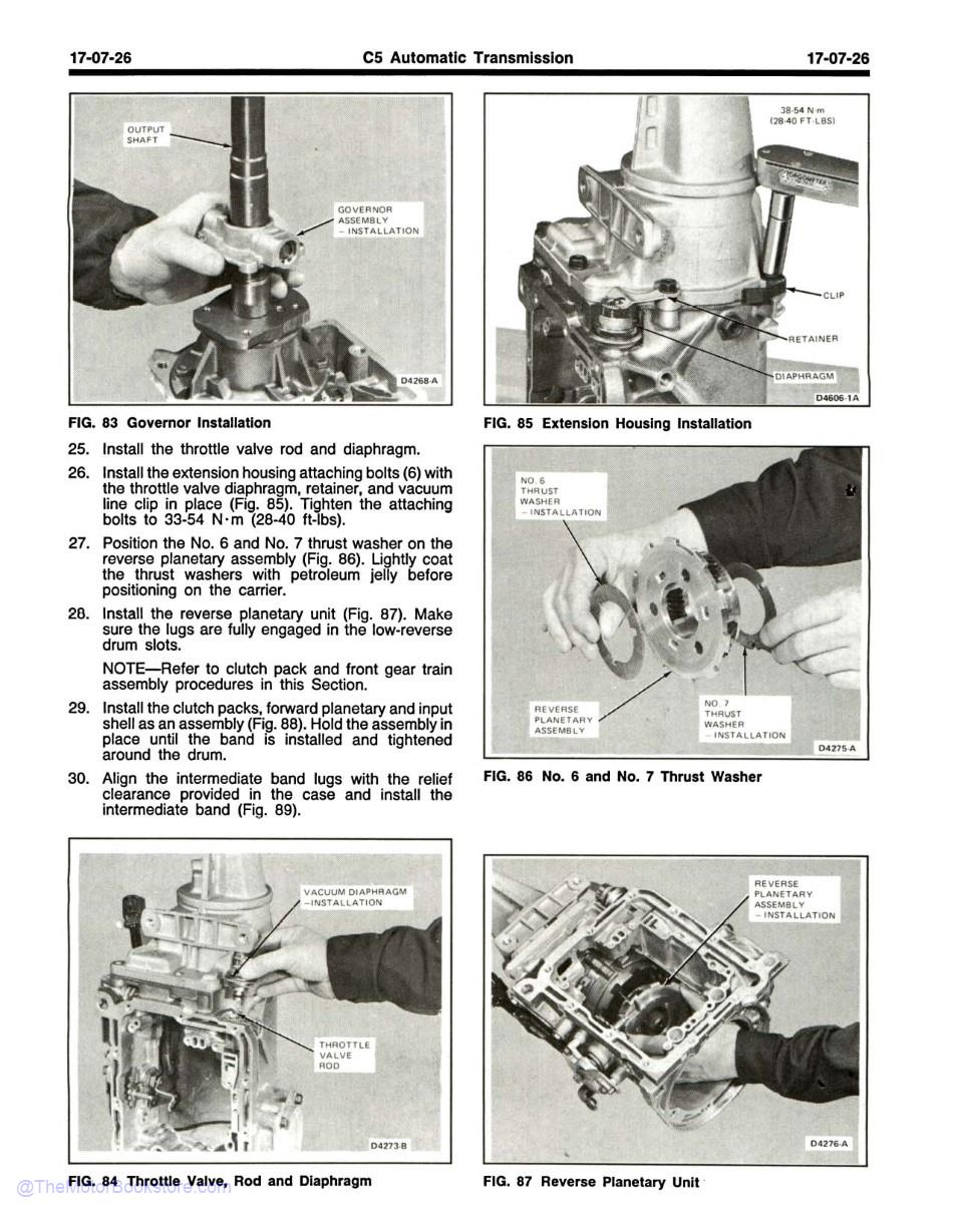 1983 Ford Truck Shop Manual - Body, Chassis, Engine & Electrical - Sample Page 2