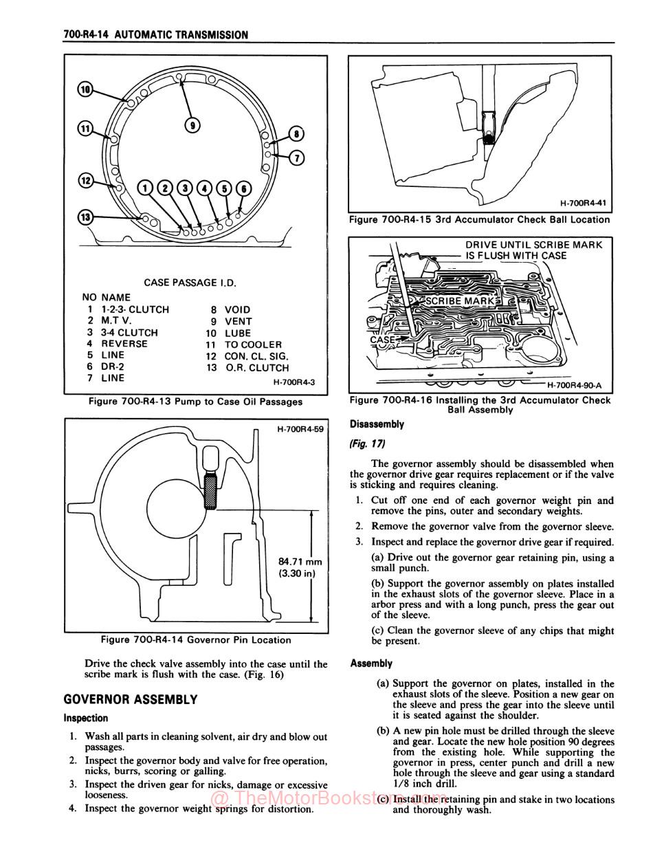 1983 Pontiac Firebird Chassis & Body Service Manual - Sample Page - 700R4 Automatic Transmission