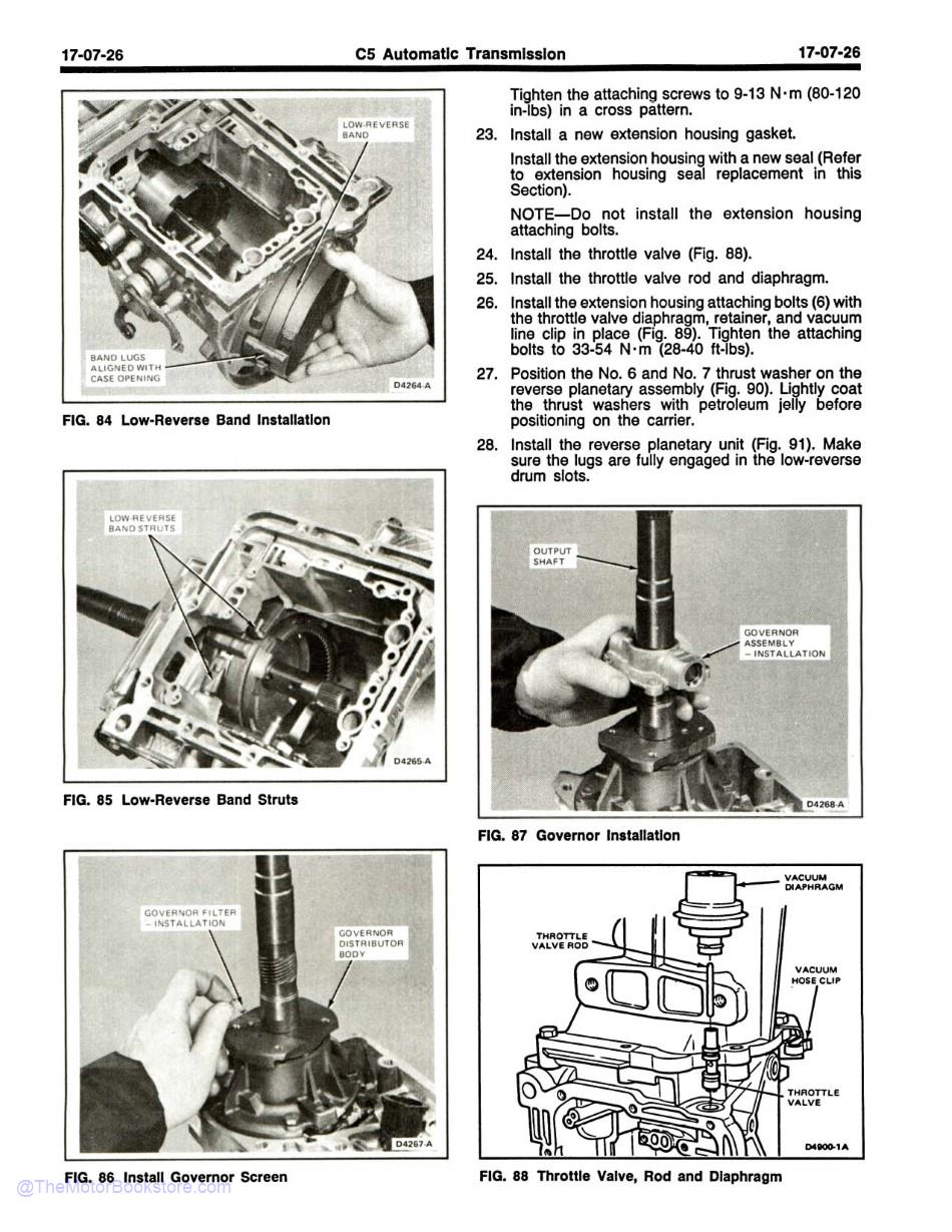 1984 Ford Truck Shop Manual - Body, Chassis, Engine & Electrical  - Sample Page 2
