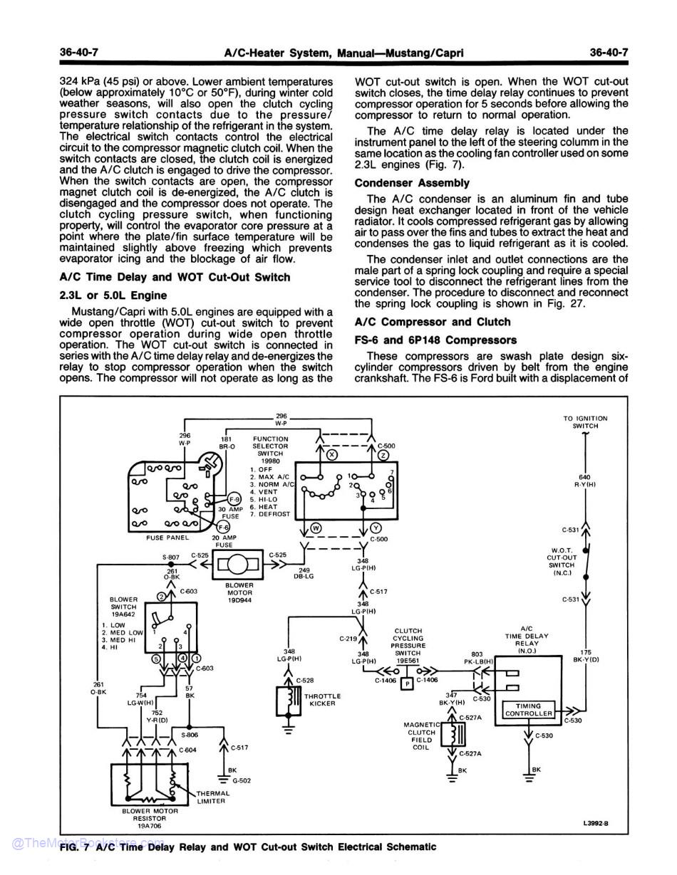 1984 Ford Mustang, Lincoln Mercury Shop Manual - 2 Volumes - Sample Page 2